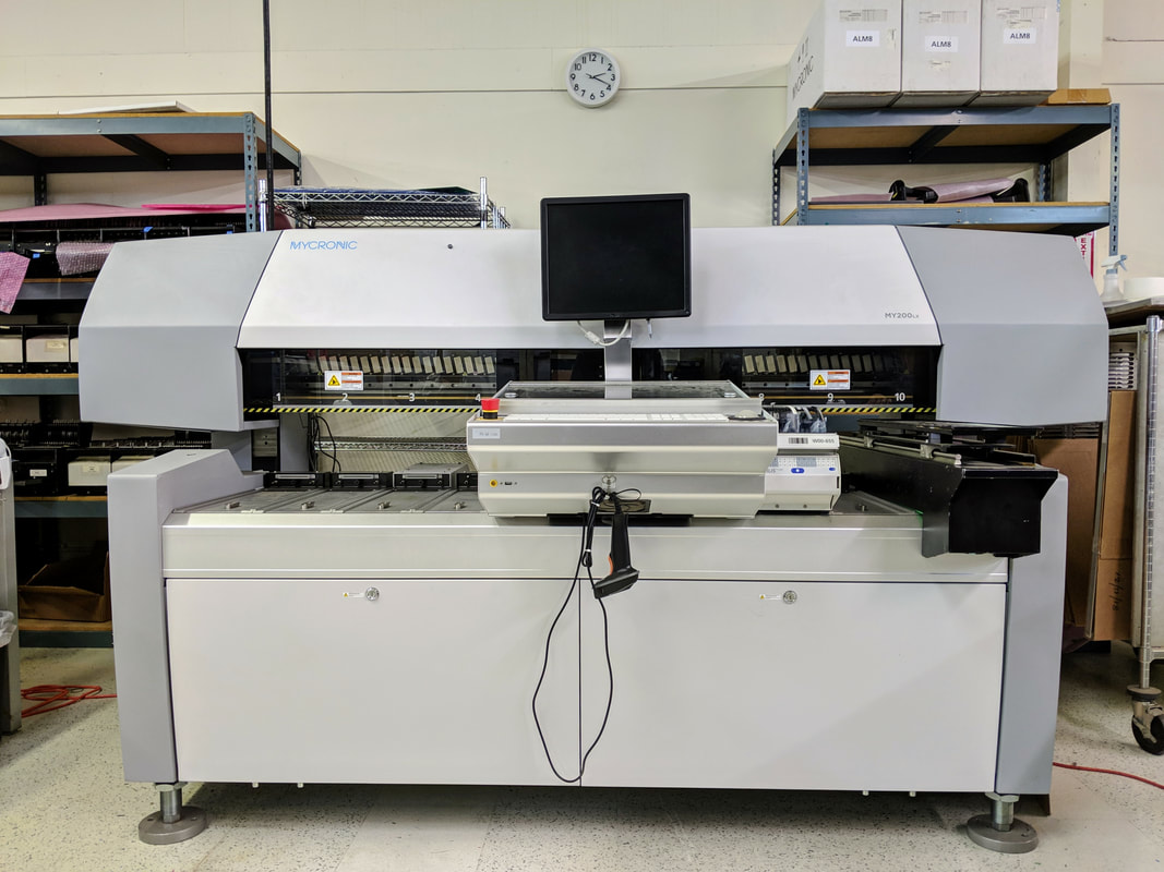 Automated electronics production equipment at Kelytech